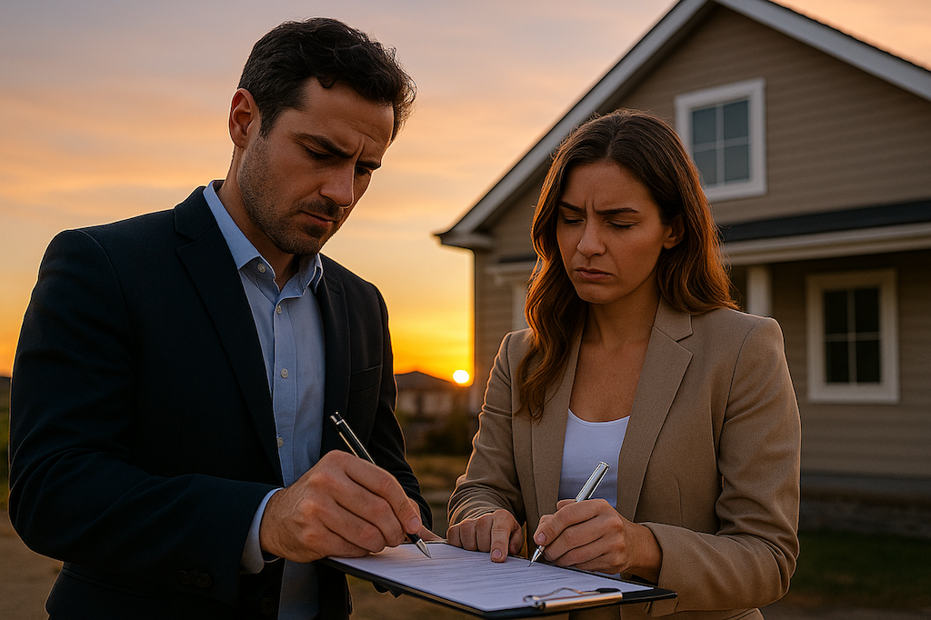 Signing a settlement agreement